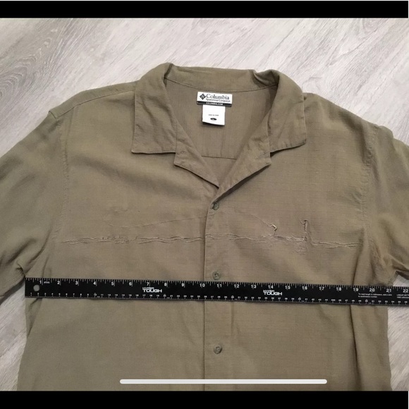 Columbia 100% Silk Embroidered Fisherman Fly Fish - Picture 5 of 8